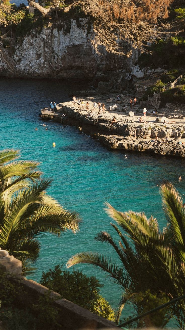 Vistas de Mallorca desde la costa